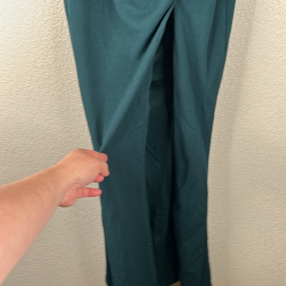 Lulus Marvelous Entrance Emerald Green Pleated Strapless Maxi Dress Size Small - Picture 8 of 12